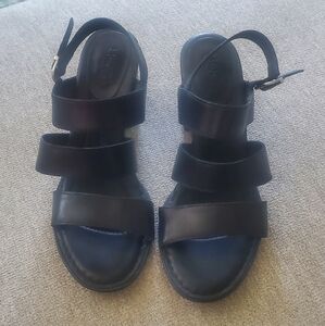 Strappy, leather sandals